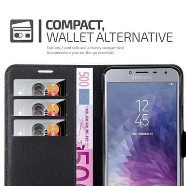 Samsung Galaxy J4 2018 Deksel Etui Case (svart)