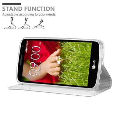 LG G2 MINI lommebokdeksel etui (sølv)