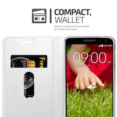 LG G2 MINI lommebokdeksel etui (sølv)
