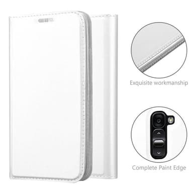 LG G2 MINI lommebokdeksel etui (sølv)