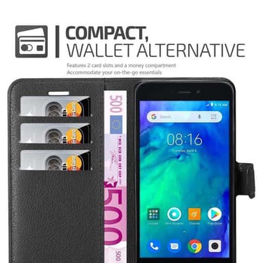 Xiaomi RedMi GO Deksel Etui Case (svart)