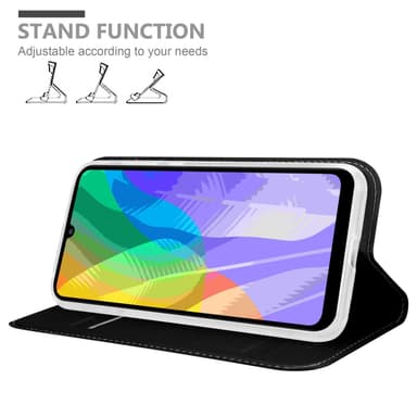 Huawei Y6P lommebokdeksel etui (svart)