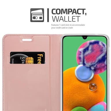 Samsung Galaxy A90 5G lommebokdeksel etui (rosa)