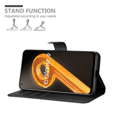 Realme 9 4G / 9 PRO+ Deksel Etui Case (svart)