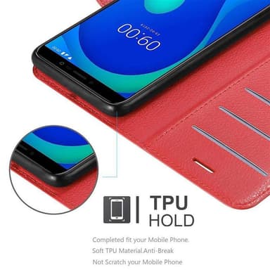 WIKO Y80 Deksel Etui Case (rød)