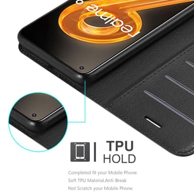 Realme 9 4G / 9 PRO+ Deksel Etui Case (svart)