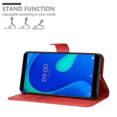 WIKO Y80 Deksel Etui Case (rød)