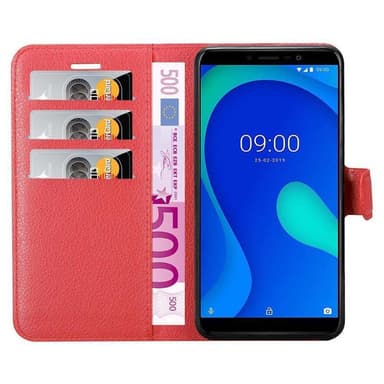 WIKO Y80 Deksel Etui Case (rød)