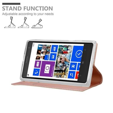 Nokia Lumia 1020 lommebokdeksel etui (rosa)