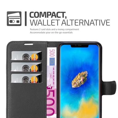 Huawei MATE 20 PRO Deksel Etui Case (svart)