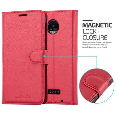 Motorola MOTO Z FORCE Deksel Etui Case (rød)