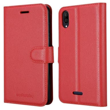WIKO Y80 Deksel Etui Case (rød)
