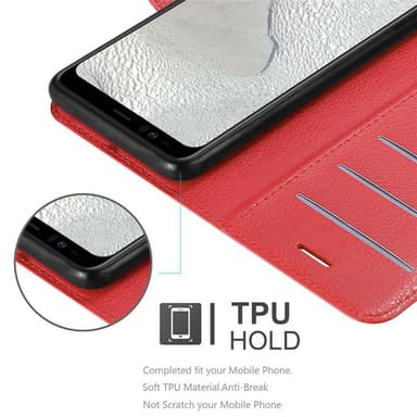 Google PIXEL 4 XL Deksel Etui Case (rød)