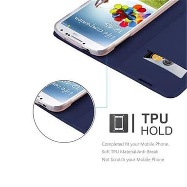 Samsung Galaxy S4 lommebokdeksel etui (blå)