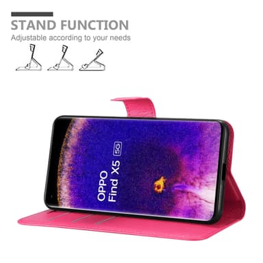 Oppo FIND X5 Deksel Etui Case (rosa)
