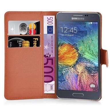 Samsung Galaxy A7 2015 Deksel Etui Case (brun)
