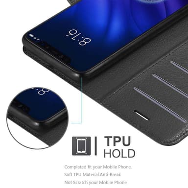Xiaomi Mi 8 PRO Deksel Etui Case (svart)