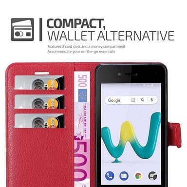 WIKO SUNNY 3 MINI Deksel Etui Case (rød)