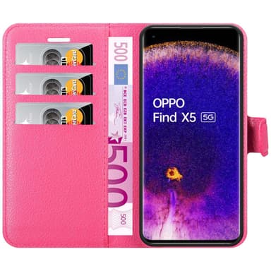 Oppo FIND X5 Deksel Etui Case (rosa)
