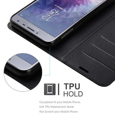 Samsung Galaxy J4 2018 Deksel Etui Case (svart)