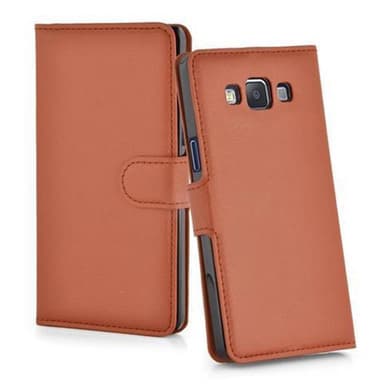 Samsung Galaxy A7 2015 Deksel Etui Case (brun)