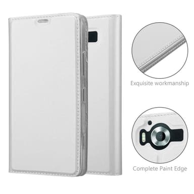 Nokia Lumia 950 lommebokdeksel etui (sølv)