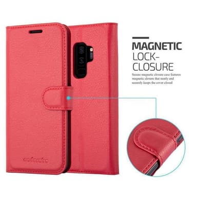 Samsung Galaxy S9 PLUS Deksel Etui Case (rød)