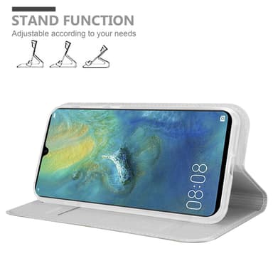 Huawei MATE 20 lommebokdeksel etui (sølv)