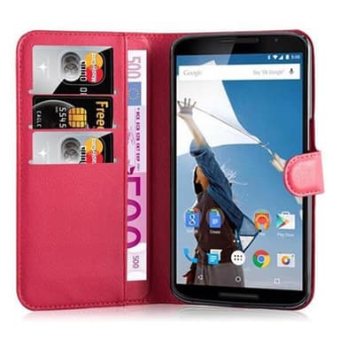 Motorola Google NEXUS 6 Deksel Etui Case (rød)