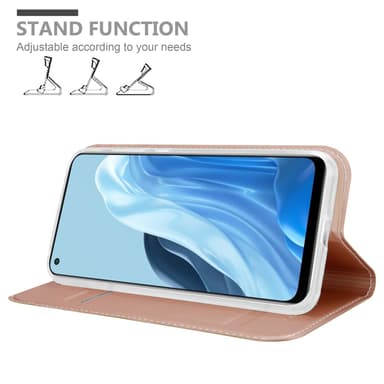 Oppo FIND X5 LITE / Reno7 5G lommebokdeksel etui (rosa)
