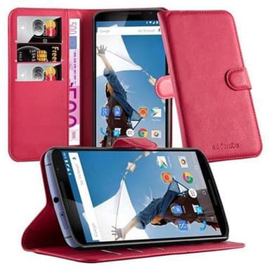 Motorola Google NEXUS 6 Deksel Etui Case (rød)