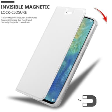 Huawei MATE 20 lommebokdeksel etui (sølv)