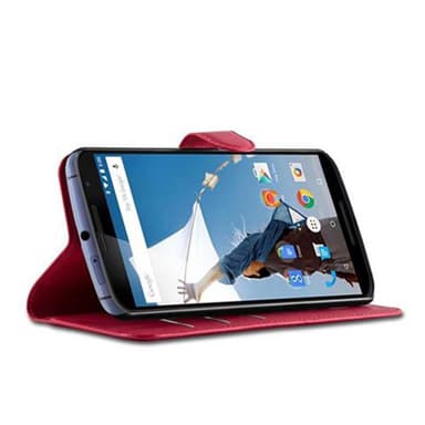 Motorola Google NEXUS 6 Deksel Etui Case (rød)