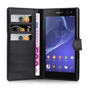 Sony Xperia C3 Deksel Etui Case (svart)