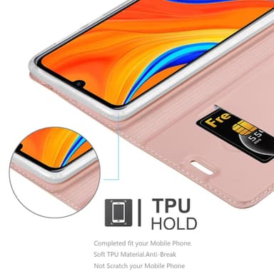 Huawei Y6S lommebokdeksel etui (rosa)