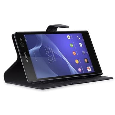 Sony Xperia C3 Deksel Etui Case (svart)
