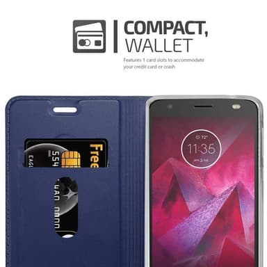 Motorola MOTO Z lommebokdeksel etui (blå)