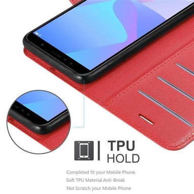 Huawei Y6 PRIME Deksel Etui Case (rød)