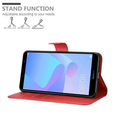 Huawei Y6 PRIME Deksel Etui Case (rød)