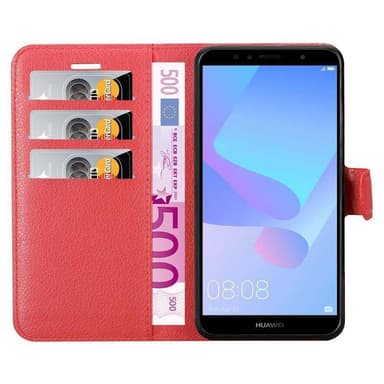 Huawei Y6 PRIME Deksel Etui Case (rød)
