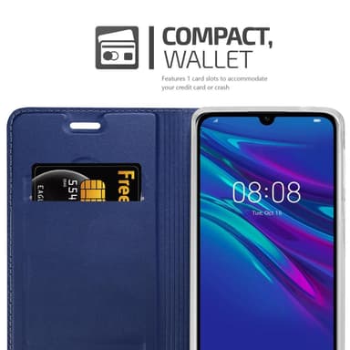 Huawei Y6 2019 lommebokdeksel etui (blå)