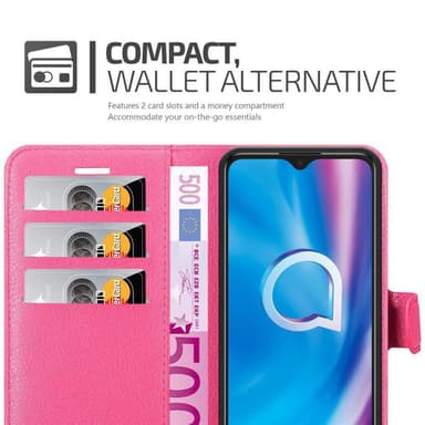 Alcatel 1S 2020 Deksel Etui Case (rosa)
