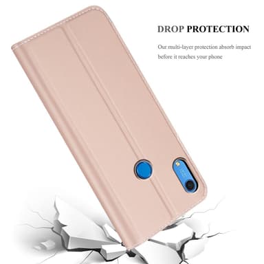 Huawei Y6S lommebokdeksel etui (rosa)