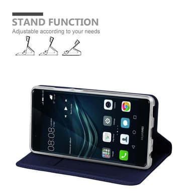 Huawei P9 lommebokdeksel etui (blå)