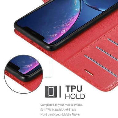 iPhone 11 PRO MAX Deksel Etui Case (rød)