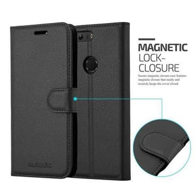 Honor 8 / 8 PREMIUM Deksel Etui Case (svart)