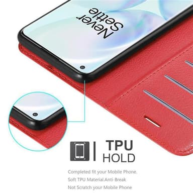 OnePlus 8 PRO Deksel Etui Case (rød)