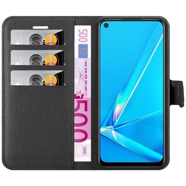 Oppo A92 Deksel Etui Case (svart)