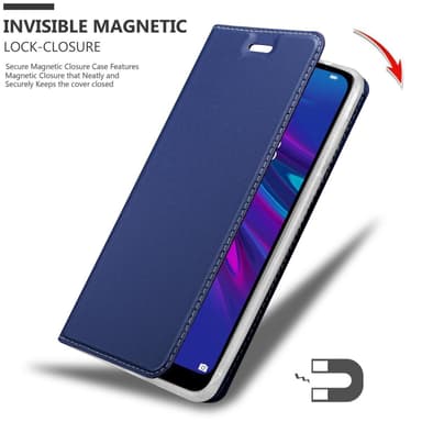 Huawei Y6 2019 lommebokdeksel etui (blå)