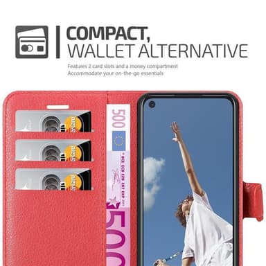 Oppo A52 Deksel Etui Case (rød)